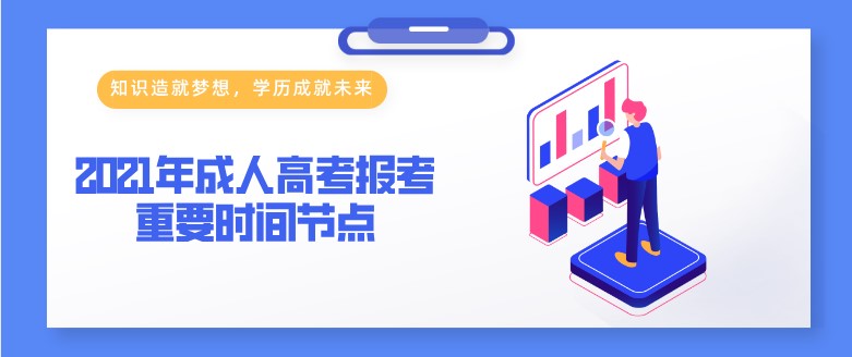 2021年成人高考报考重要时间节点